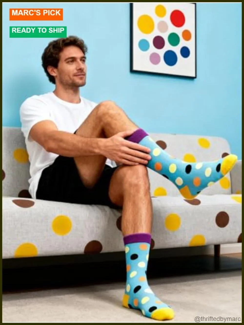 5 Pairs Funny Novelty Crew Socks for Men Women Teens Cotton Blend
